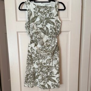 Abercrombie & Fitch Olive Floral Mini Dress